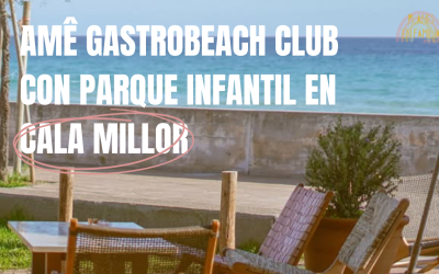 Amê Gastrobeach Club: Comer con vistas al mar en Cala Millor